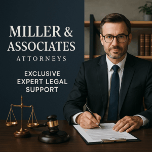 Generate a high-quality, relevant image prompt for an article about: Miller & Associates Attorneys: