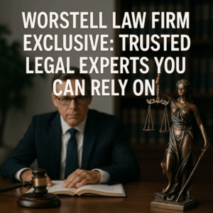 Generate a high-quality, relevant image prompt for an article about: Worstell Law Firm Exclusive: Tr