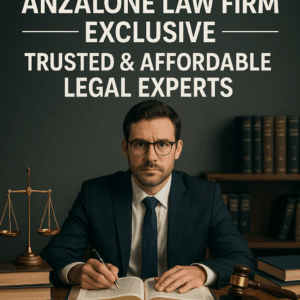 Generate a high-quality, relevant image prompt for an article about: Anzalone Law Firm Exclusive: Tr
