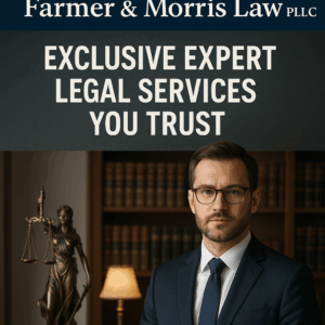 Generate a high-quality, relevant image prompt for an article about: Farmer & Morris Law PLLC: Exclu