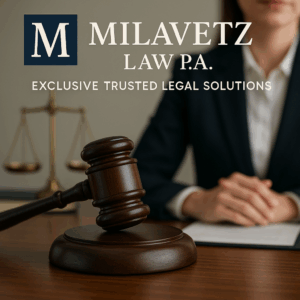 Generate a high-quality, relevant image prompt for an article about: Milavetz Law P.A Exclusive Trus