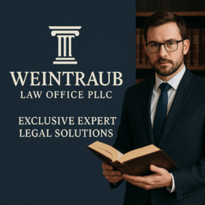 Generate a high-quality, relevant image prompt for an article about: Weintraub Law Office PLLC: Excl