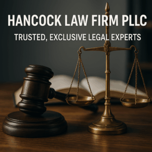 Generate a high-quality, relevant image prompt for an article about: Hancock Law Firm PLLC: Trusted,