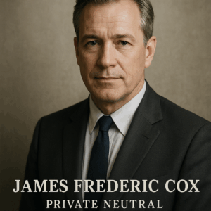 Generate a high-quality, relevant image prompt for an article about: James Frederic Cox Private Neut
