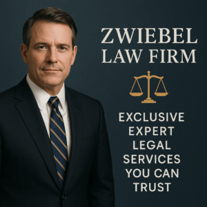 Generate a high-quality, relevant image prompt for an article about: Zwiebel Law Firm: Exclusive Exp