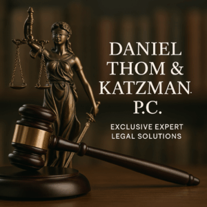 Generate a high-quality, relevant image prompt for an article about: Daniel Thom & Katzman P.C Exclu