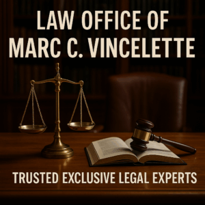 Generate a high-quality, relevant image prompt for an article about: Law Office of Marc C. Vincelett