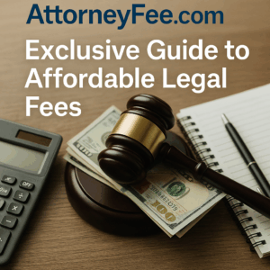 Generate a high-quality, relevant image prompt for an article about: AttorneyFee.com Exclusive Guide