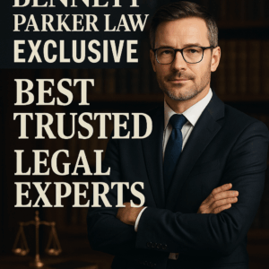 Generate a high-quality, relevant image prompt for an article about: Bennett Parker Law Exclusive: B