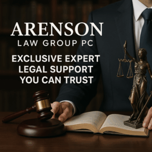 Generate a high-quality, relevant image prompt for an article about: Arenson Law Group PC: Exclusive